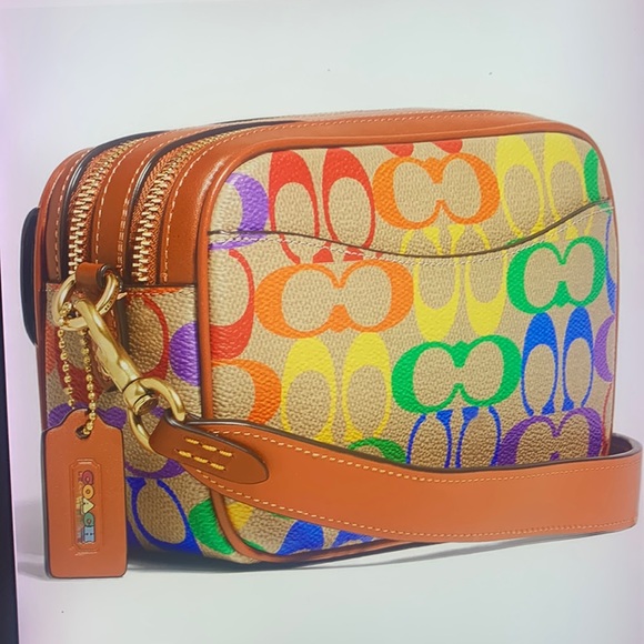 Coach Handbags - 🍇🍐🍇HOST PICK Coach Pride  Willo Coated Canvas Camera Bag🍇🍎🍇
